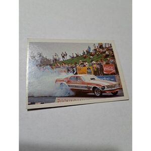 Vintage 1971 Prock Howell Warhorse 1970 Mustang Funny Car Fleer Trading Card